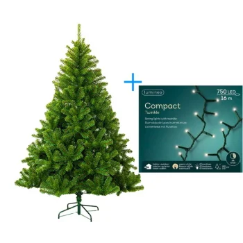 Novogodišnja veštačka jelka Luxus 210cm + Lumineo Compact 750 toplo belih LED lampica Novogodišnja veštačka jelka Luxus 210cm + Lumineo Compact 750 toplo belih LED lampica